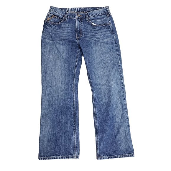Ariat Jeans Ariat Mens Size 32 X 3 M4 Low Rise Boot Cut Blue Jeans